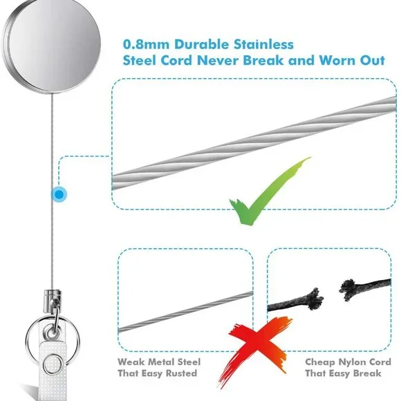 Z&B - BLING BADGE REELS ID HOLDER - Picture 3 of 7